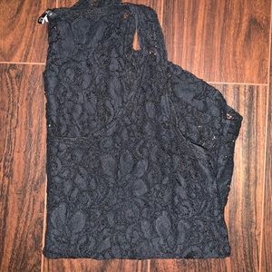 Lace racer back tank